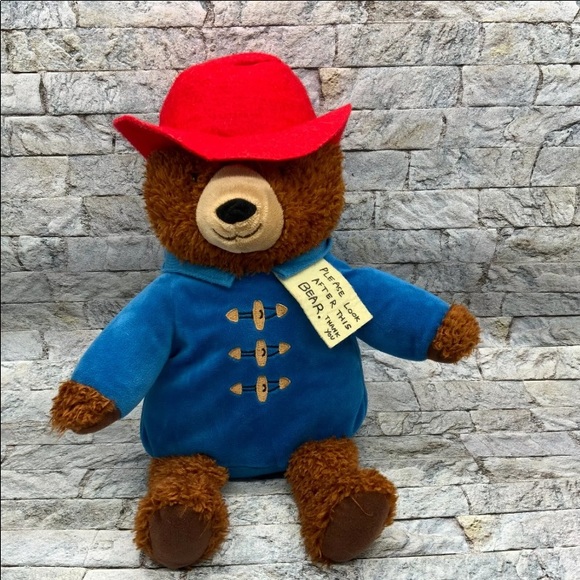 Kohl's Other - Kohls Cares Paddington Bear Plush 14” Blue Coat Red Hat Stuffed Animal Toy